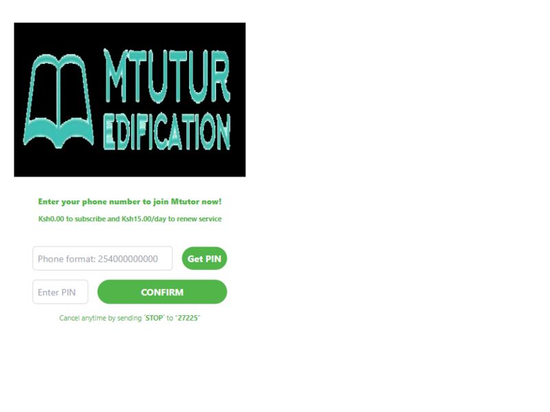  mTutor Safaricom