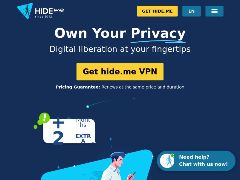Hide.me - VPN - RevShare (WW)