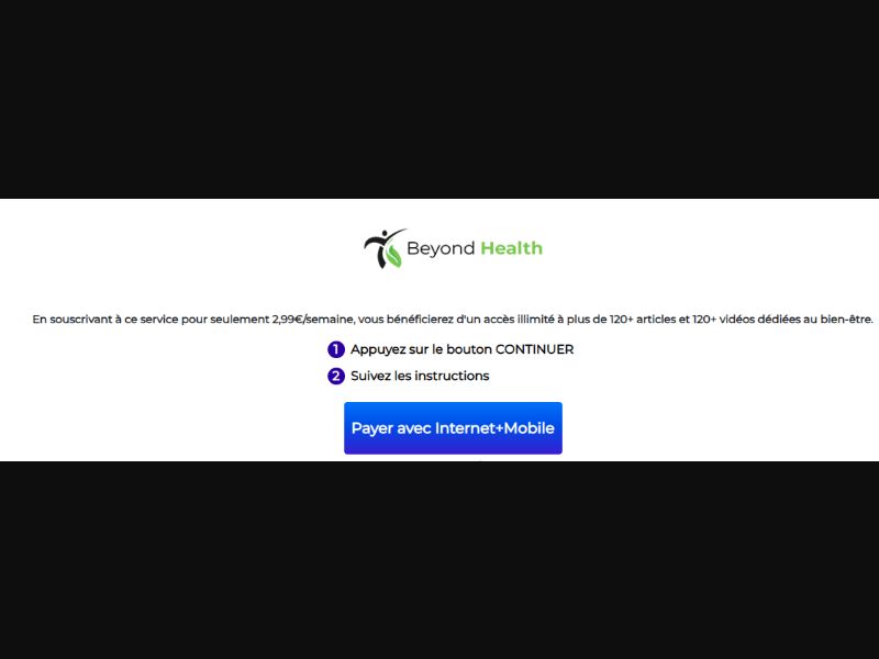 [MOB] Your Health /FR [Orange, SFR, Bouygues] HE+PIN