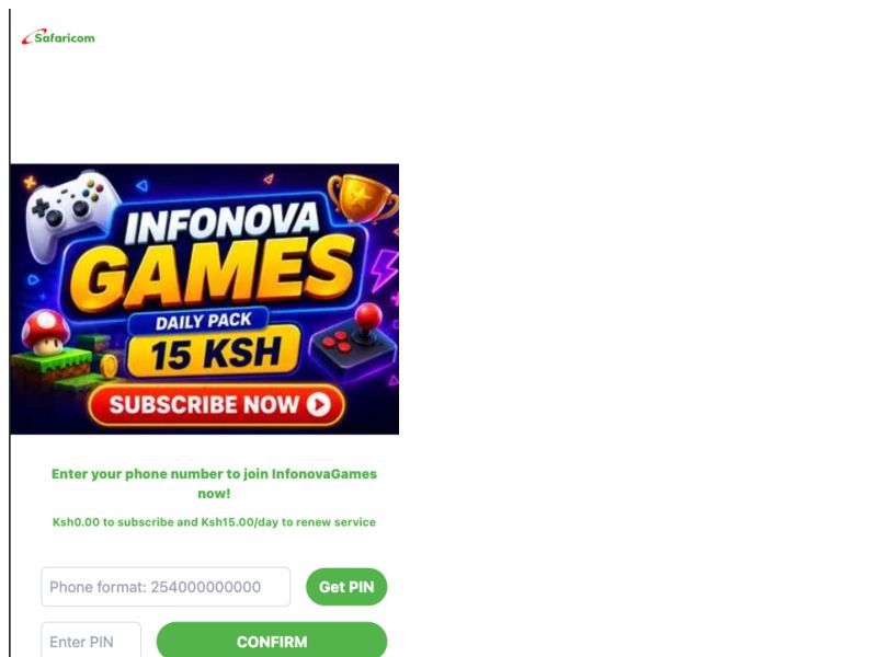 INFONOVA GAMES Safaricom