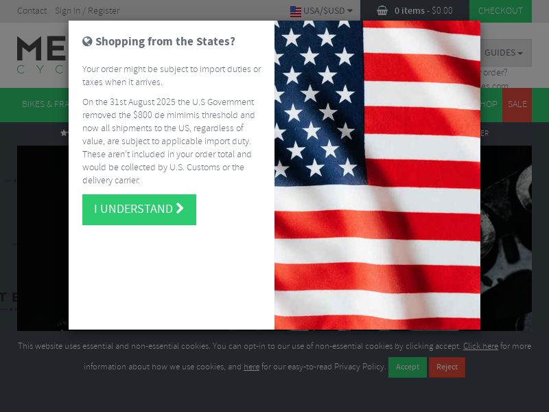 Merlin Cycles US UK CA AU JP