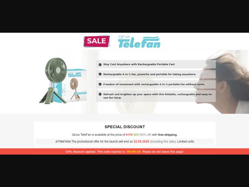 [WEB+MOB] Qinux Telefan – 4 in 1 Fan /International (112 GEOs) CPS *FB/TT/Google/Taboola Pixel* [Approval Required]
