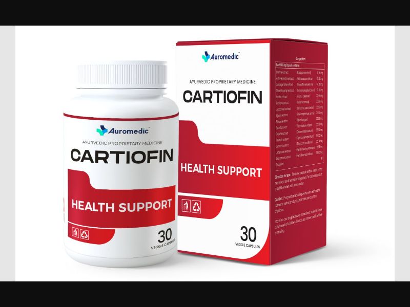 Cartiofin - capsules for the prevention of hypertension