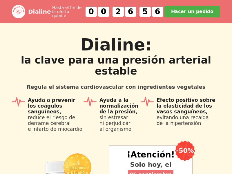 Dialine CO - PRESSURE STABILIZING PRODUCT HOLD