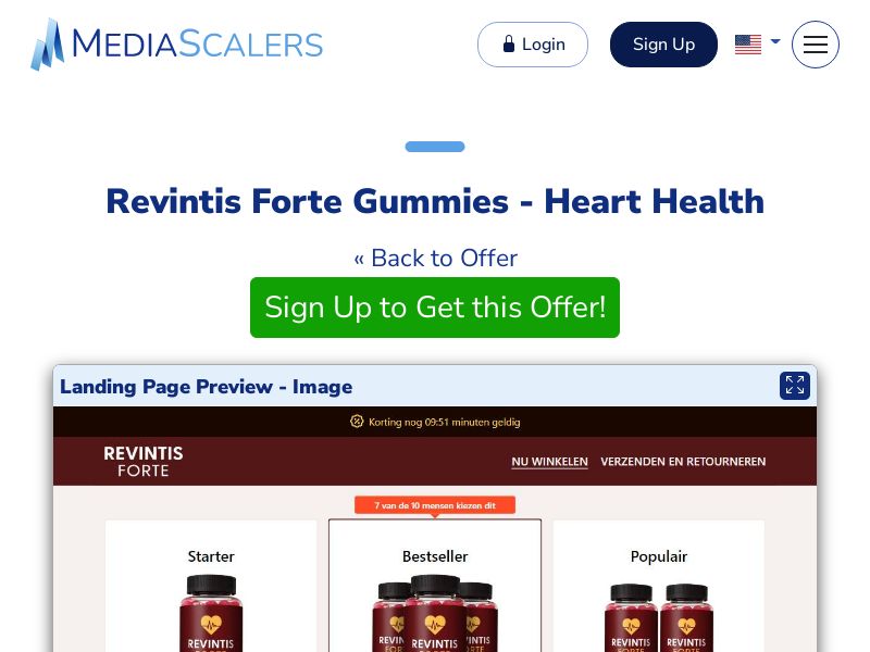 Revintis Forte Gummies - Heart Health {+DTC, Alt-Landers} (Event Tracking) [NL]
