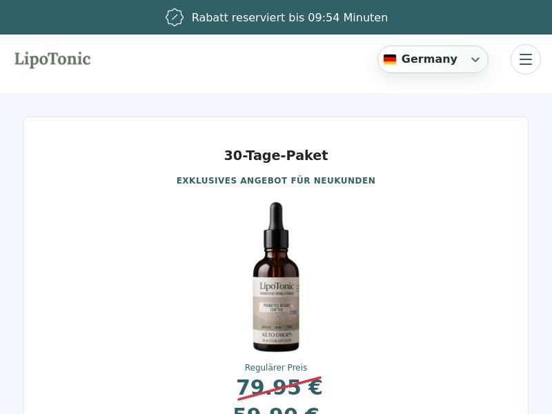! NEW OFFER - LipoTonic Drops - DTC [Multi-GEO] (Social,Banner,Native,Push,SEO,Search) - CPA {No BrandBidding}