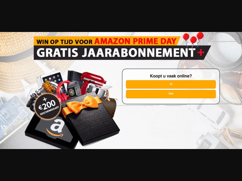 BE - Quiztionnaire - Amazon Prime Day - (CPL)