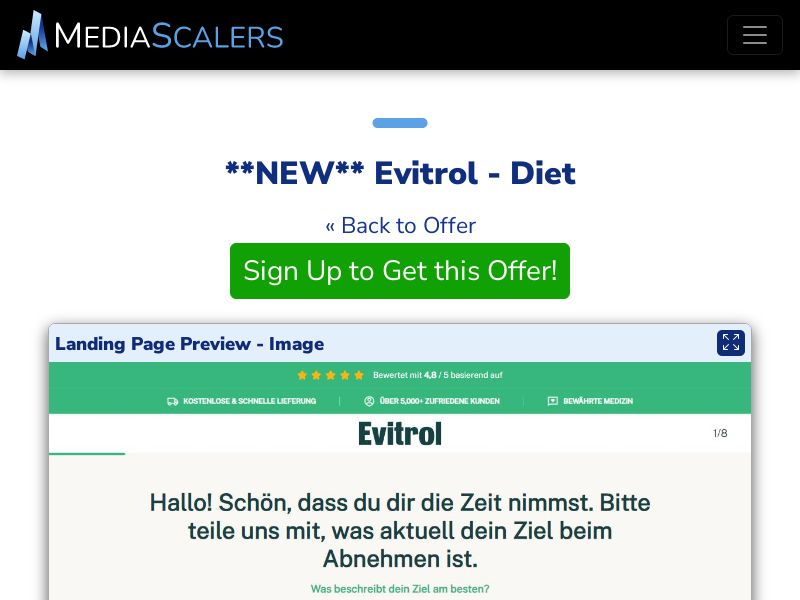 Evitrol - Diet {+DTC, Quiz} [DE, AT, CH]