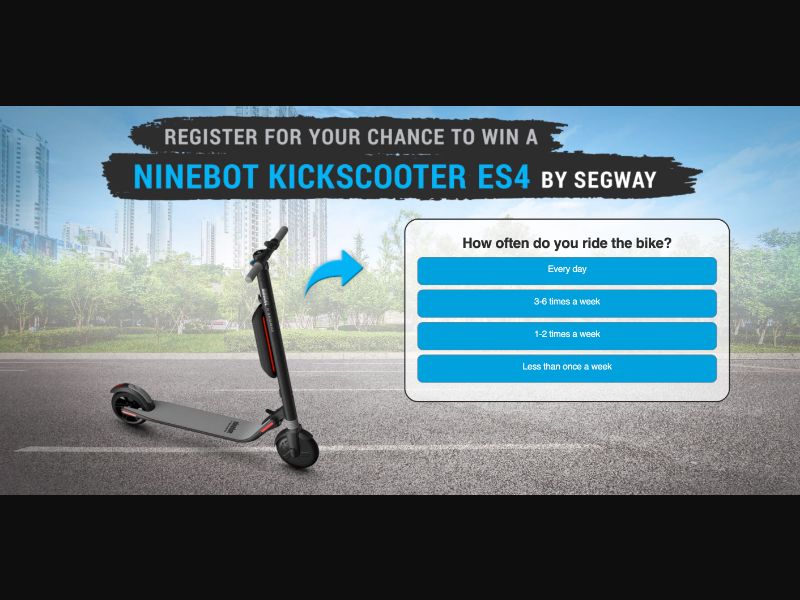 NZ - Quiztionnaire - Segway scooter - (CPL)