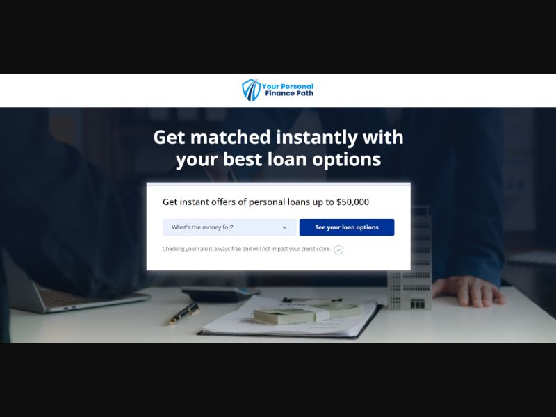 [WEB+MOB] YourPersonalFinancePath - Personal Loan /US SOI