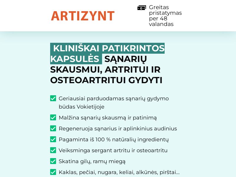 ! NEW OFFER - ArtiZynt Capsules COD [LT] (Banner,Native,Social,Search,SEO,Brand Bidding) - CPA 