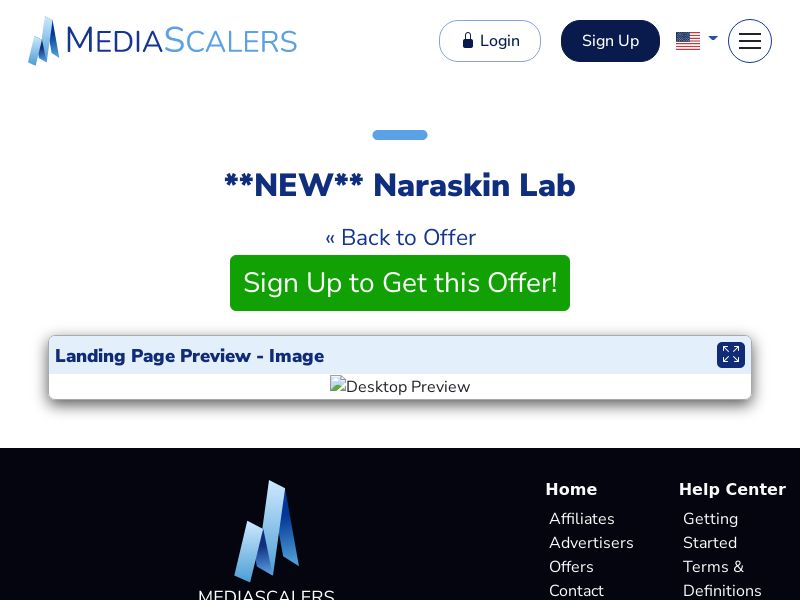 Naraskin Lab {+Alt-Landers, Advertorial} (Event Tracking) [US]