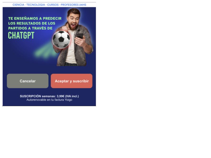 Exclusive Soccer Yoigo