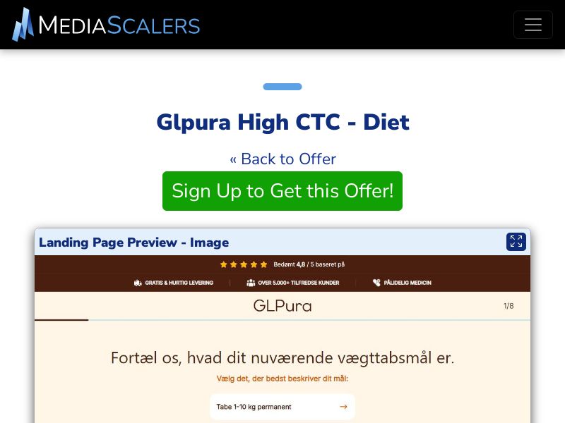 Glpura High CTC - Diet {+Quiz, DTC} [DK]