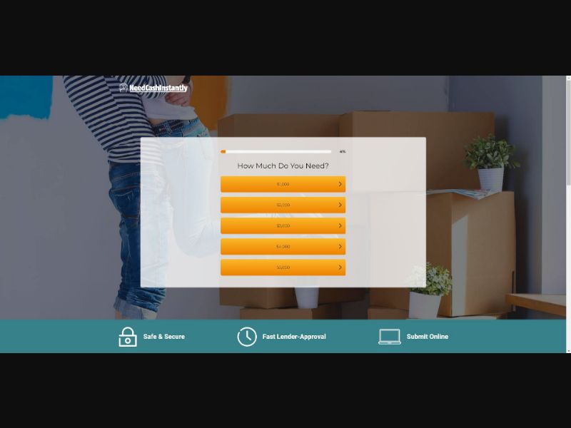 [WEB+MOB] Need Cash Instantly USA /US - Revshare