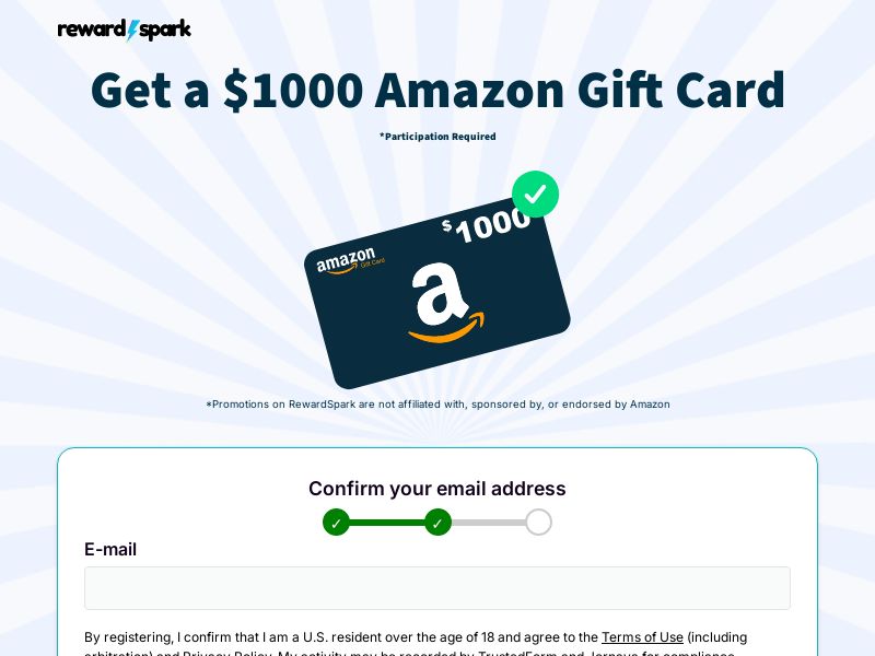 RewardSpark $1000 Amazon CPA [DIRECT]
