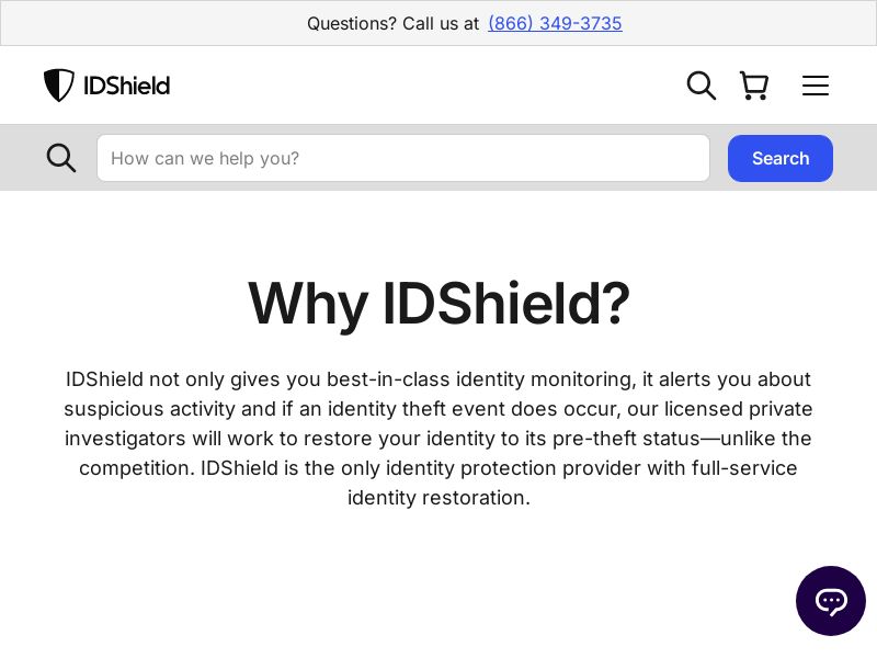 IDShield / Your Credit Monitoring