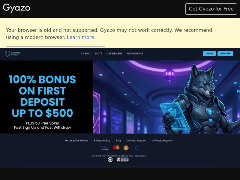 EmpireOnet - CA,NZ,DE,CH,AU,SE,NO,DK,FI