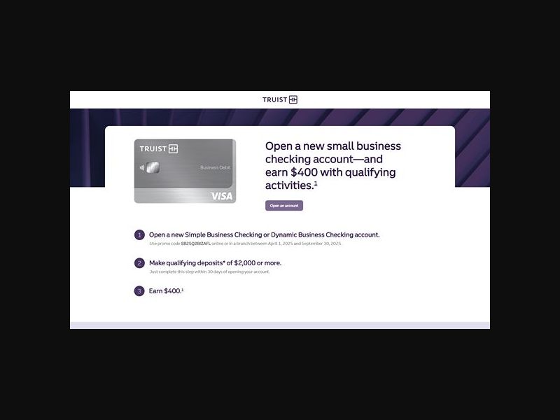 Truist - Small Business Banking Solutions - CPL (US)