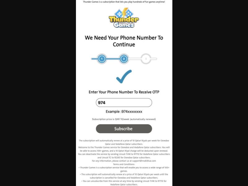 35015 - QA - [MOB] - Thunder Game - Ooredoo - PIN