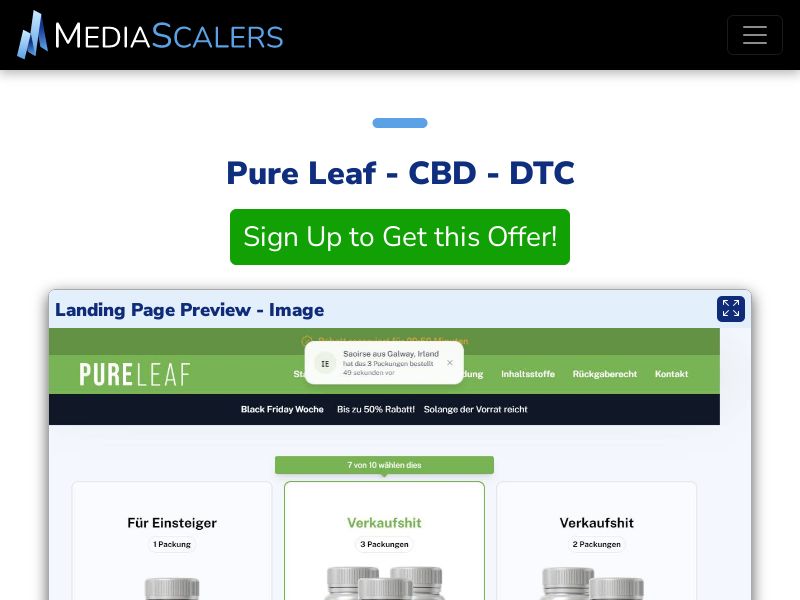 Pure Leaf - CBD - DTC (Event Tracking) [PL]