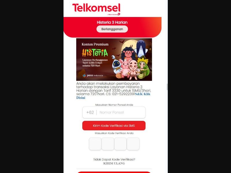 37624 - ID - [MOB] - Classic Histeria - Telkomsel - Evina -PIN