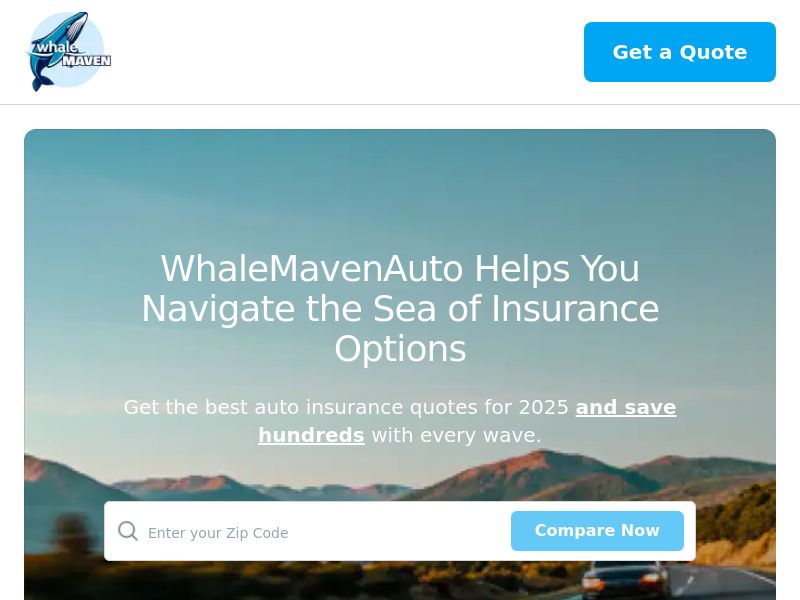 WhaleMaven Auto Insurance