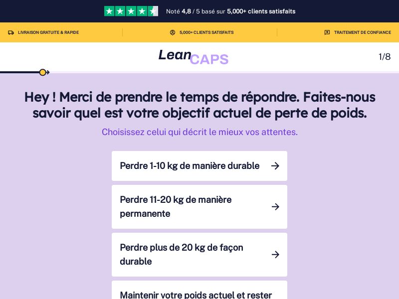 LeanCaps - French Page - (Nutra / Diet) - [FR]