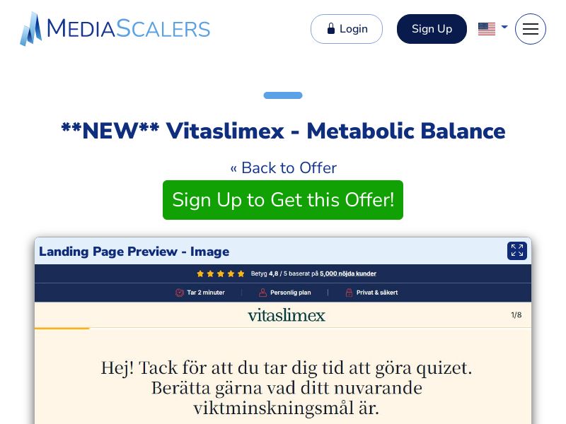 Vitaslimex - Metabolic Balance {+DTC} [SE]