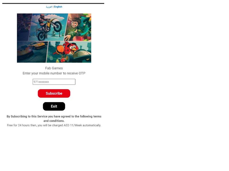 Fab Games Etisalat