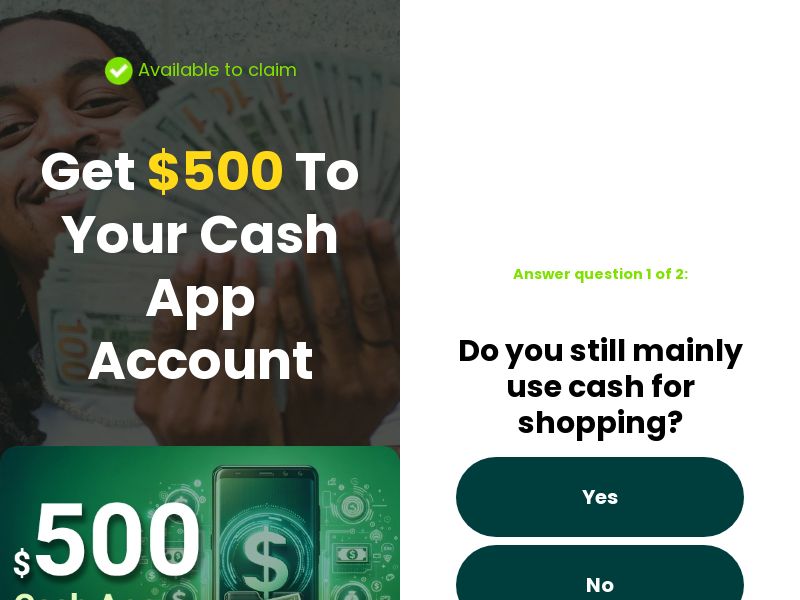  Reward Flow - Get $500 To Your Cash App Account - SOI - CPA | US