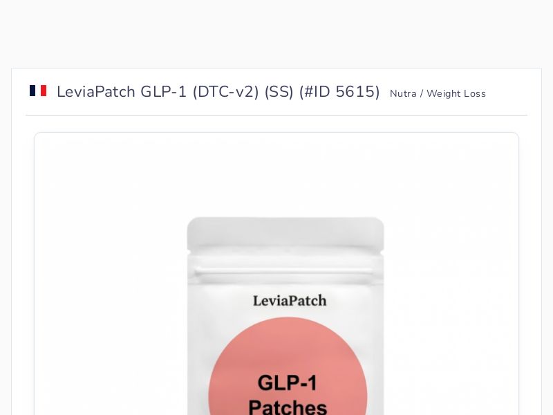 LeviaPatch GLP-1 (DTC-v2) (SS)