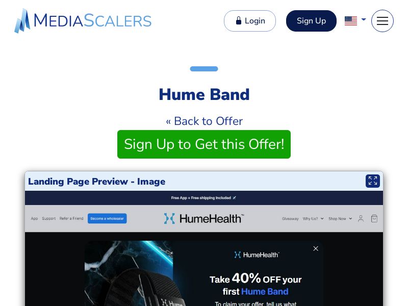 Hume Band [US, DE, CA, AU, GB, FR, ZA, +202 More]
