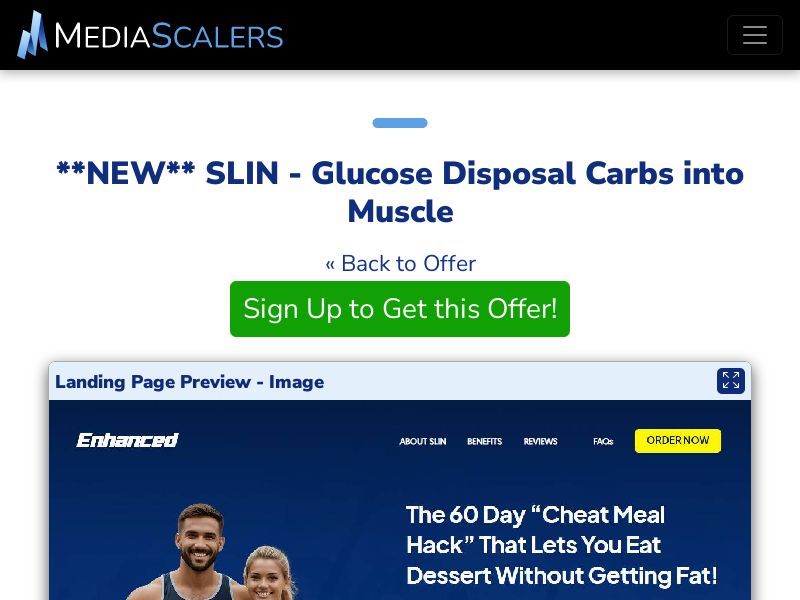 SLIN - Glucose Disposal Carbs into Muscle [US]