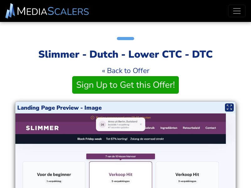 Slimmer - Dutch - Lower CTC - DTC (Event Tracking) [BE]