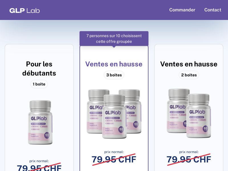 GLP Lab | CH (French) | D2C