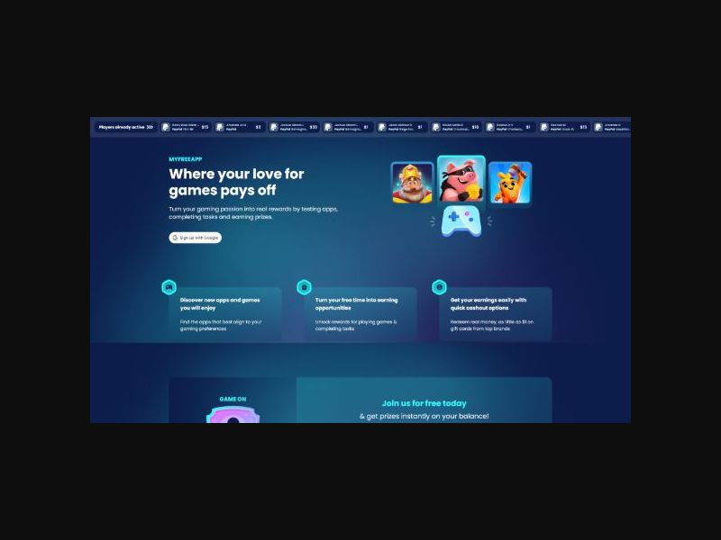 MyAppFree- Play Games For Money - iOS - SOI (US)
