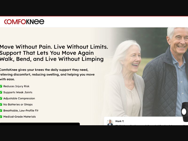 [WEB+MOB] ComfoKnee - Knee Braces CTC $29,95 /US CPS