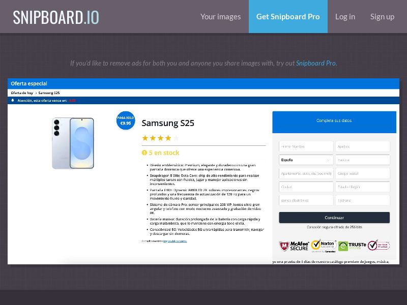 PrivateSweeps - Blue $9.95 CTC Samsung 25 WW - CC Submit RevShare % *SENSITIVE, ONLY SUPER QUALITY TRAFFIC*