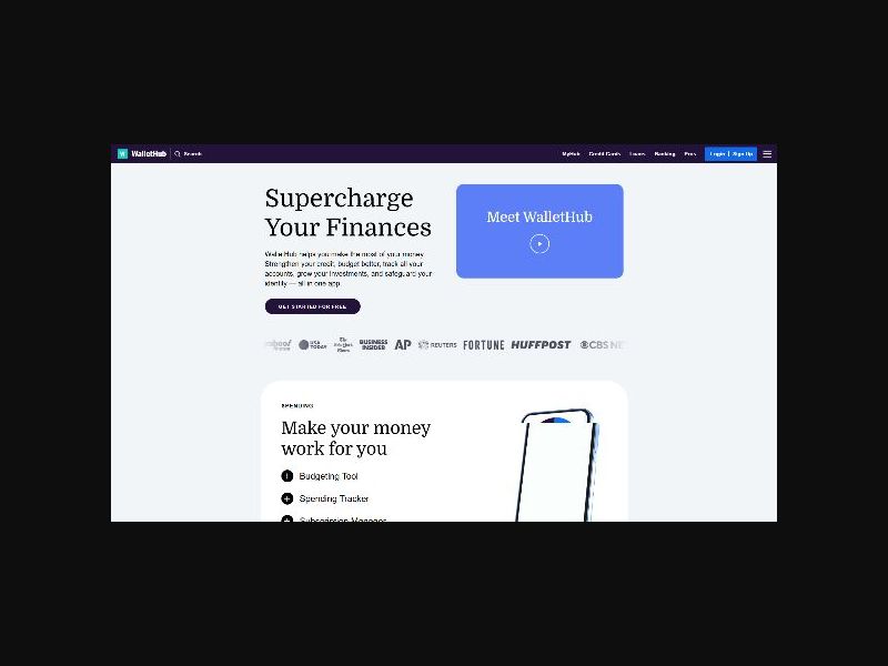 WalletHub - Financial Product Comparison - CPS (US)