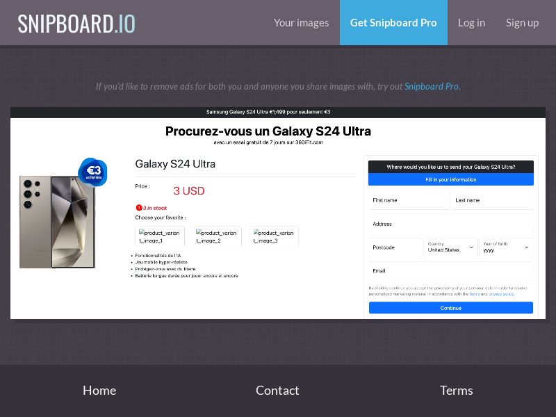 360ifit - Samsung S24 FR - CC Submit