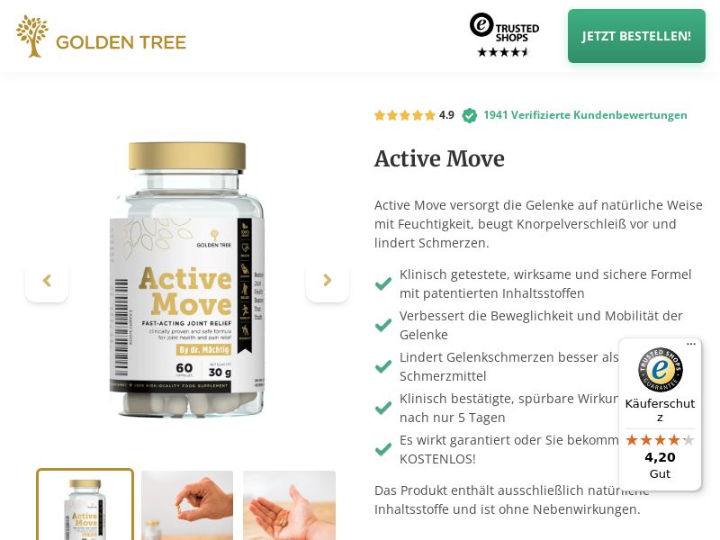 Active Move Joint Capsules SS - DE