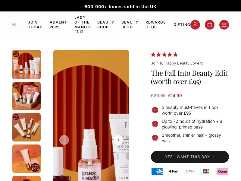 Ok!BeautyBox - 5 products worth £95+ for £14.99 [UK]