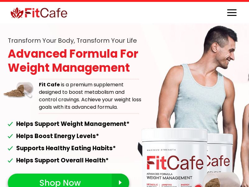 ! NEW OFFER - FitCafe - TSL & VSL [US] (Banner,Native,Social,Search,SEO,Brand Bidding) - CPA
