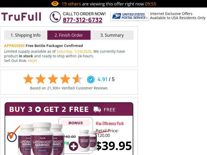 LipoBoost Gummies SS - US/INTL