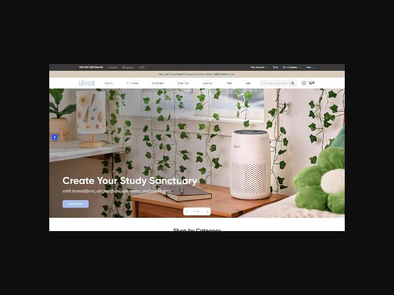 Levoit - Vacuums, Air Purifiers and Dehumidifiers - RevShare (US)