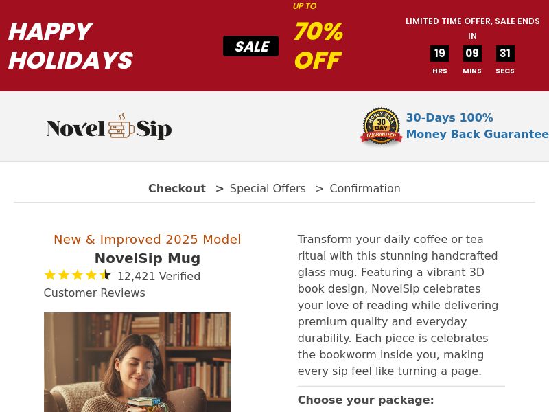 ! NEW OFFER - NovelSip - DTC [US] (Social,Banner,Native,Push,SEO,Search,Brand Bidding) - CPA