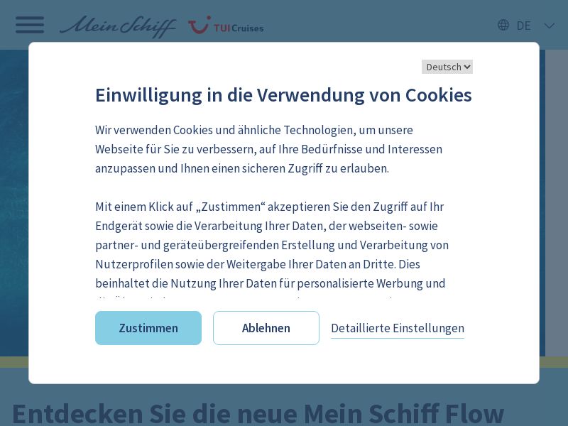 Meinschiff.com Travel CPS - Multiple Geos #