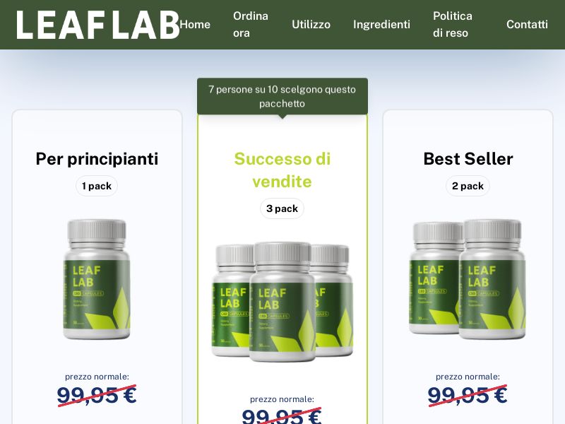 Leaf Lab (High Pricing) | IT | D2C