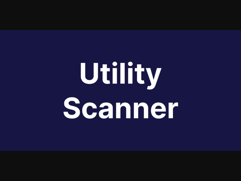 Utility Scanner ZA